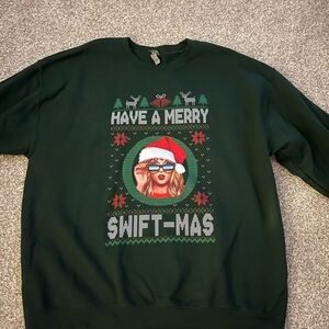 Green 'Have a Merry Swift-mas' Sweatshirt